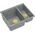 Zlewozmywak GraniteQ QUADRON | LOGAN 150 | granitowy zlewozmywak kuchenny SZARY + ZŁOTO PVD | wymiary: 56 x 46 x 22 cm | 1,5-komorowy wpuszczany | podbudowa szafki od: 60 cm 12945693 5904310999106