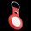 Class and Culture LLC KeyBudz AirTag Keyring - skórzane etui ochronne do AirTag (red) 12952588 810082990034