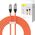 Kabel USB Baseus USB-C - Lightning 2 m Pomarańczowy (CAKW000107) 12960639 6932172626631