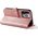 Hurtel Etui portfel z klapką podstawką do iPhone 15 Pro Max Magnet Case - różowe 13001895 9145576279328