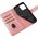 Hurtel Etui portfel z klapką podstawką do iPhone 15 Pro Max Magnet Case - różowe 13001895 9145576279328
