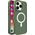 Hurtel Pancerne magnetyczne etui iPhone 14 Plus MagSafe Color Matte Case - zielone 13002284 9145576278796