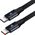 Ładowarka Baseus Ładowarka samochodowa Baseus Enjoyment z kablami USB-C, 33W (czarna) 13035288 6932172629267