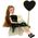 LeanToys Lalka Dla Dzieci Emily Drewniane Serce Biały Kotek 13053163 5905515359986