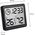 GreenBlue Termometr/higrometr z funkcjš zegara GB384B Czarny 13122984 5902211130796