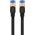 Baseus Kabel sieciowy w oplocie kat. 7 Baseus Ethernet RJ45, 10Gbps, 8m (czarny) 13123407 6932172646622