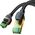 Baseus Kabel sieciowy w oplocie kat. 8 Baseus Ethernet RJ45, 40Gbps, 8m (czarny) 13123417 6932172646820
