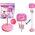 LeanToys Kosz Do Koszykówki Dla Dzieci Kosz Piłka Ogród Różowy 170 cm 13127367 5905323217256