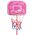 LeanToys Kosz Do Koszykówki Dla Dzieci Kosz Piłka Ogród Różowy 170 cm 13127367 5905323217256