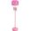 LeanToys Kosz Do Koszykówki Dla Dzieci Kosz Piłka Ogród Różowy 170 cm 13127367 5905323217256