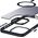 Crong Etui Hybrid Frost MAG Cover iPhone 15 Pro MagSafe Granatowe 13132653 5904310703291