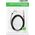 Kabel Ugreen Kątowy kabel mini jack 3,5mm AUX UGREEN AV119, płaski, 0.5 m (czarny) 13155610 6957303807147