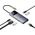 HUB USB Baseus Hub 6w1 Baseus Metal Gleam 2 Series, USB-C do 2xUSB 3.0 +USB-C + HDMI + USB-C PD + Ethernet RJ45 13168147 6932172643294