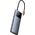 HUB USB Baseus Hub 6w1 Baseus Metal Gleam 2 Series, USB-C do 2xUSB 3.0 +USB-C + HDMI + USB-C PD + Ethernet RJ45 13168147 6932172643294