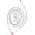 HUB USB Baseus Kabel USB-C do USB-C Baseus Free2Draw, PD, 100W, 1m (biały) 13168148 6932172647520