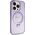Guess Guess GUHMP15LHRSGSU iPhone 15 Pro 6.1" fioletowy/purple hardcase Ring Stand Script Glitter MagSafe 13171317 3666339156763