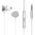Słuchawki Joyroom Przewodowe słuchawki douszne Joyroom Wired Series JR-EW03 - srebrne 13231799 6956116769918