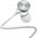 Słuchawki Joyroom Przewodowe słuchawki douszne Joyroom Wired Series JR-EW03 - srebrne 13231799 6956116769918