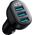 Ładowarka Joyroom Ładowarka samochodowa Joyroom JR-CCD03 3.4A z wyświetlaczem 3x USB-A - czarna 13239218 6941237112002