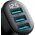 Ładowarka Joyroom Ładowarka samochodowa Joyroom JR-CCD03 3.4A z wyświetlaczem 3x USB-A - czarna 13239218 6941237112002