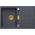 Zlewozmywak Owen OWEN 111 GraniteQ zlewozmywak z syfonem Push 2 Open 1-komorowy z/o (760x500x215| kom. 330x430) black diamond / elementy miedziane 13241487 5904310997980