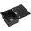 Zlewozmywak Owen OWEN 111 GraniteQ zlewozmywak z syfonem Push 2 Open 1-komorowy z/o (760x500x215| kom. 330x430) pure carbon / elementy stalowe 13241491 5904310998086