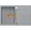 Zlewozmywak Owen OWEN 111 GraniteQ zlewozmywak z syfonem Push 2 Open 1-komorowy z/o (760x500x215| kom. 330x430) silver stone / elementy miedziane 13241493 5904310997997