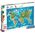 Clementoni Puzzle 180 elementów Dinosaurs Map 13244894 8005125297900