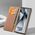 Dux Ducis Etui Dux Ducis Hivo z klapką i blokadą RFID do Samsung Galaxy S24 Ultra - brązowe 13249850 6934913021859
