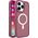Hurtel Magnetyczne etui z MagSafe Color Matte Case do iPhone 15 Plus - burgundowe 13250012 9145576280126