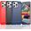 Hurtel Elastyczne etui wzór karbon do iPhone 15 Pro Carbon Case - niebieskie 13250713 9145576279465