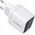Ładowarka Choetech Ładowarka sieciowa GaN Choetech PD6051 2x USB-C PD 35W z wyświetlaczem - biała 13252090 6932112106117