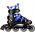 Rolki Nils Extreme NH18366A 2w1 GRANATOWE ROZM.L(39-42) ŁYŻWOROLKI Z WYM. PŁ. HOKEJOWĄ NILS EXTREME 13278218 5907695525052
