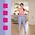 One Fitness Hula hop z obciążnikiem + licznik fh02 różowe 13283024 5907695549683