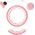 One Fitness Hula hop z obciążnikiem + licznik fh02 różowe 13283024 5907695549683
