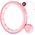 One Fitness Hula hop z obciążnikiem + licznik fh02 różowe 13283024 5907695549683