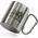 Offlander OFFLANDER KUBEK KEMPINGOWY Z KARABIŃCZYKIEM STALOWY 220ML 13297171 5903733008549