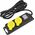 AWTools AWTOOLS PRZEDŁUŻACZ WARSZTATOWY CZARNY 2 GNIAZDA 3,0m Z UZIEMIENIEM, WYŁĄCZNIK  IP44 3x1,5mm 13297615 5903678620363