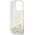 Guess Guess GUHCP15LLFCSEGT iPhone 15 Pro 6.1" transparent hardcase Liquid Glitter Gold Stripes 13300731 3666339223960