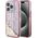 Guess Guess GUHCP15LLFCSEGP iPhone 15 Pro 6.1" różowy/pink hardcase Liquid Glitter Gold Stripes 13300735 3666339223687