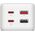 Ładowarka Fixed Listwa ładująca FIXED GaN III - 2xUSB-C/2xUSB, 1,5m, PD 65W, biała - Gwarancja bezpieczeństwa. Proste raty. Bezpłatna wysyłka od 170 zł. 13302844 8591680157372