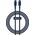 Kabel USB Baseus USB-C - USB-C 1 m Niebieski (BSU4879) 13307866 6932172655594