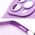 ROAR Futerał Roar Luna Case - do iPhone 15 Pro Fioletowy 13318799 5903396246692