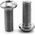 Caymon CAYMON KS500 Śruba M5 x 16mm DIN7985, fosforanowana, czarna + podkładka nylonowe, 100 szt. 13332374 5414795011779