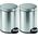 Durable DURABLE Treteimer Kosmetikeimer Edelstahl rund 5 13332899 4005546301969