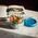 Quokka Quokka Bubble Food Jar - Pojemnik na żywność / lunchbox 770 ml (Blue Peonies) 13336569 8412497401345