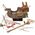 Harry Potter Harry Potter - Puzzle 3D 207 elementów w ozdobnym pudełku (Statek Durmstrang) 13341509 8436598031157