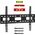 Maclean Uchwyt do TV Maclean, max VESA 600x400, 32-100", 80kg,  MC-419 13342385 5902211134060