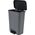 Kosz na śmieci Curver Kosz na śmieci z pedałem Compatta 23+23Lgray/black 13368427 8013183122430