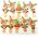 Craft with Fun OZDOBA BN KLAMERKI RENIFER 10SZT CF PBH 12/240 13410684 5908275175186
